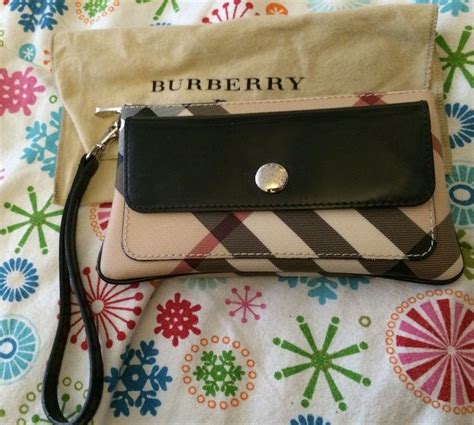 ebay burberry wristlet|Burberry wallet outlet.